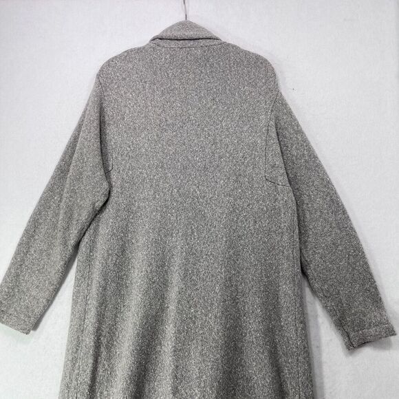 Marine Layer Cardigan Women L Quinn Duster Cardigan Frost Grey Open Long Soft - Picture 5 of 12